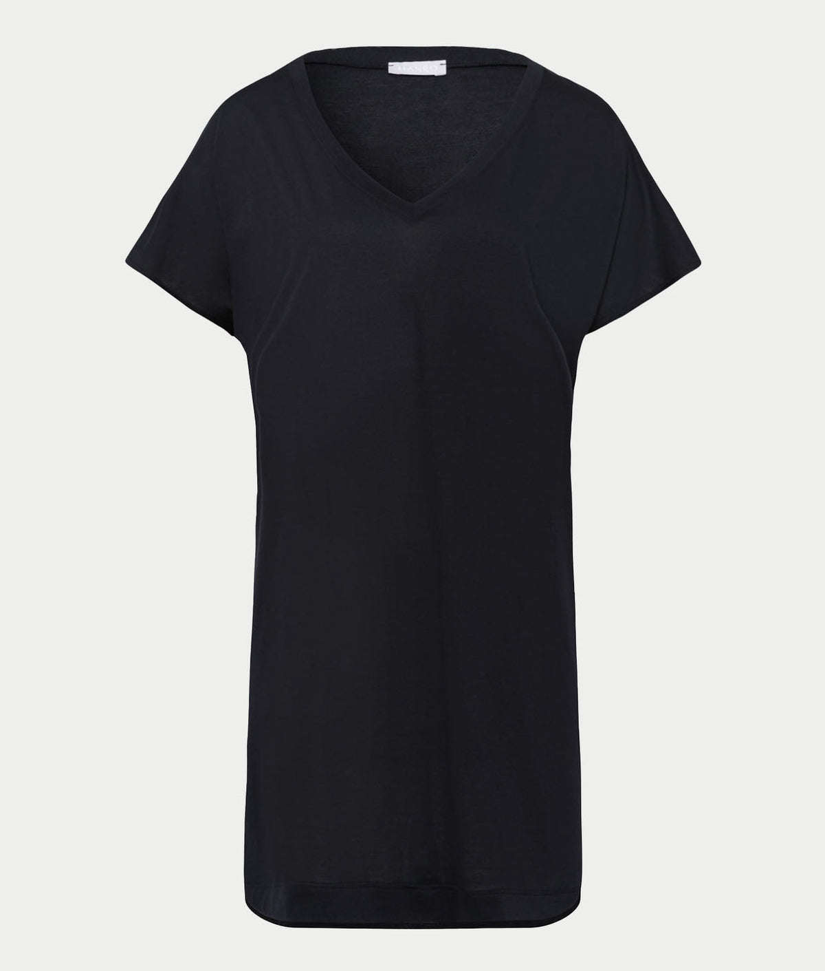 Laura Cotton Blend V-Neck Bigshirt
