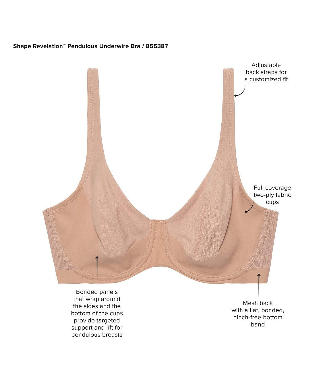 Shape Revelation Pendulous Bra