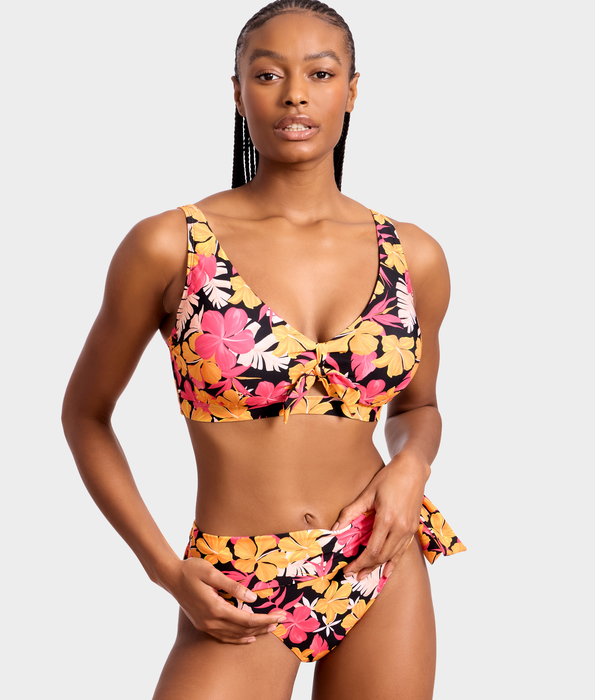 Sash Fold-Over Bikini Bottom