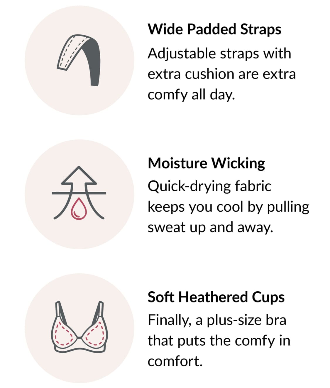 MagicLift Moisture Control Wire-Free Bra