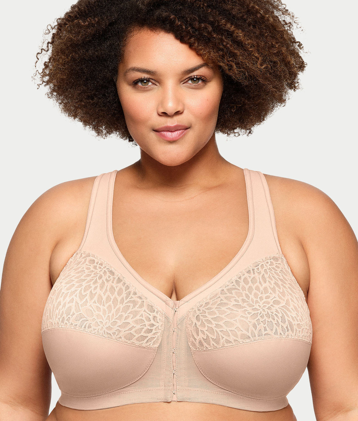 MagicLift Front-Close Racerback Wire-Free Bra