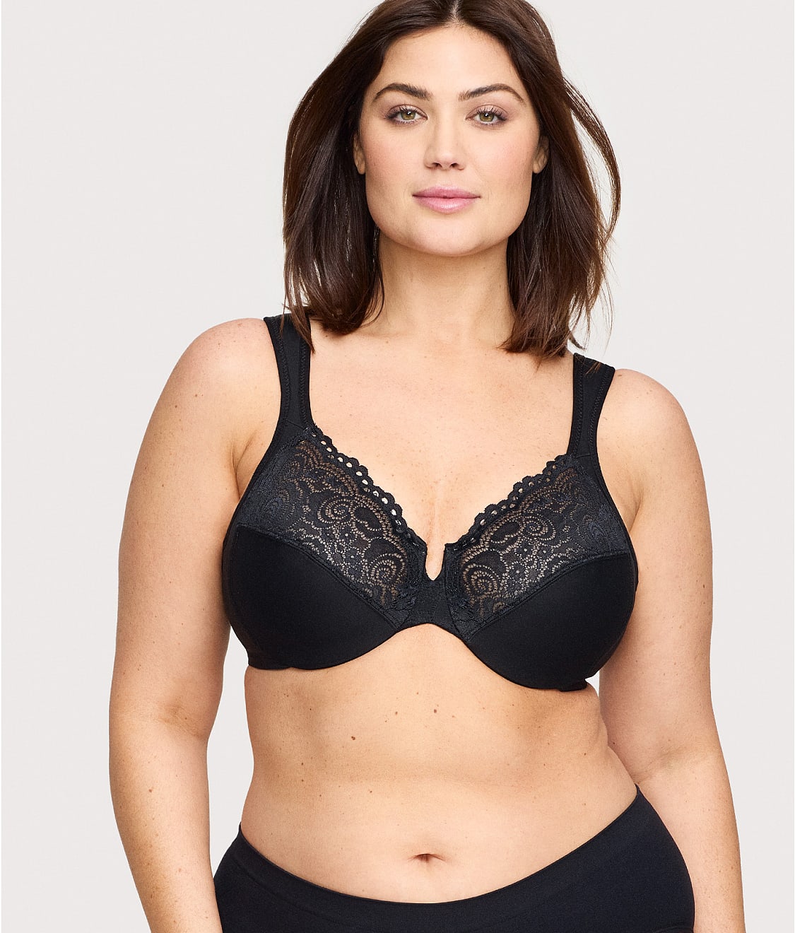 Low Cut WonderWire Lace Bra