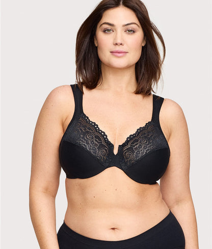 Low Cut WonderWire Lace Bra