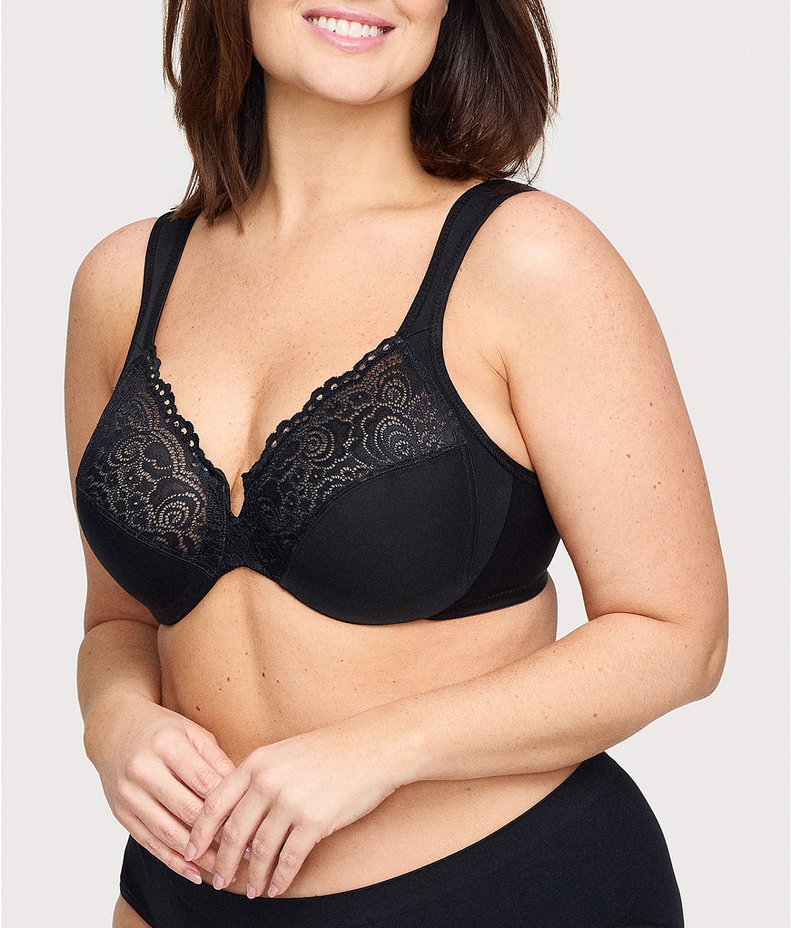 Low Cut WonderWire Lace Bra
