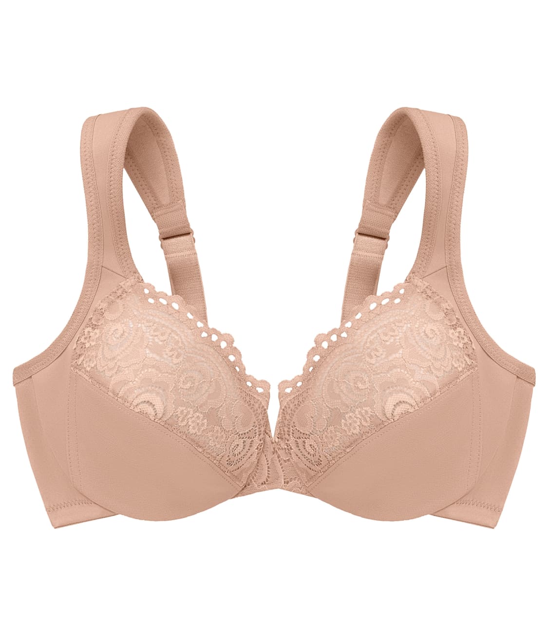 Low Cut WonderWire Lace Bra