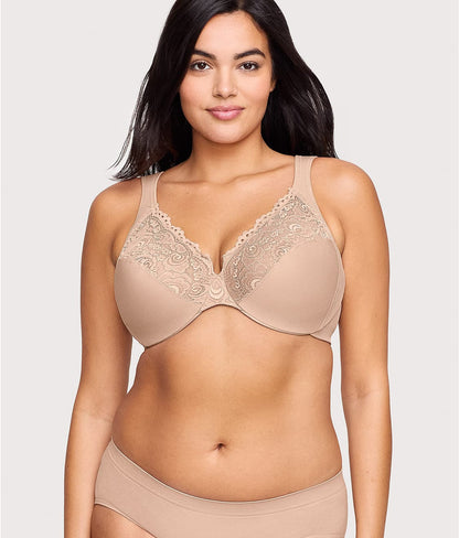Low Cut WonderWire Lace Bra