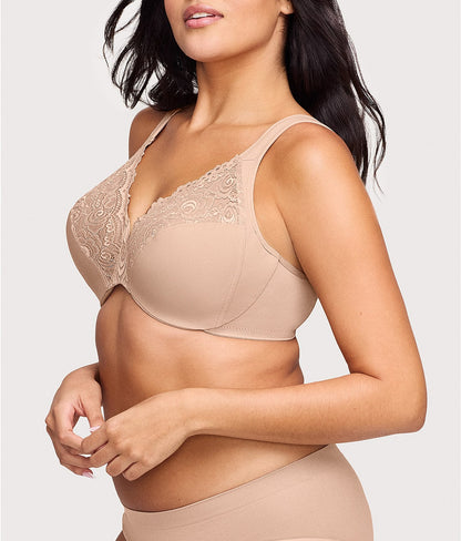 Low Cut WonderWire Lace Bra