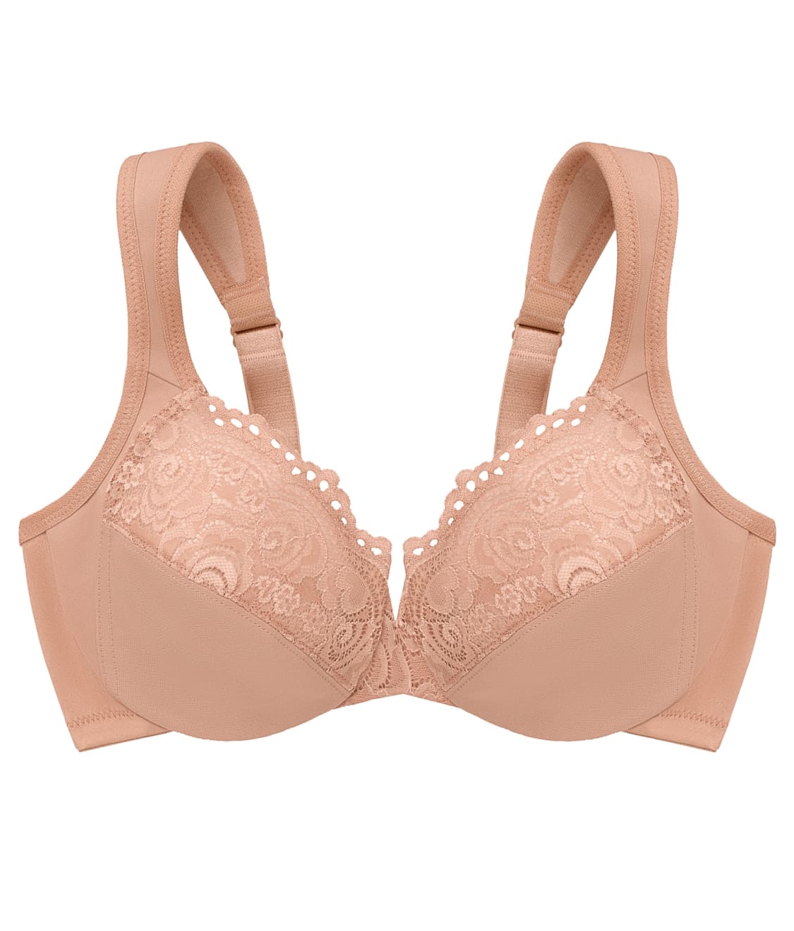 Low Cut WonderWire Lace Bra