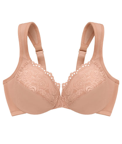 Low Cut WonderWire Lace Bra