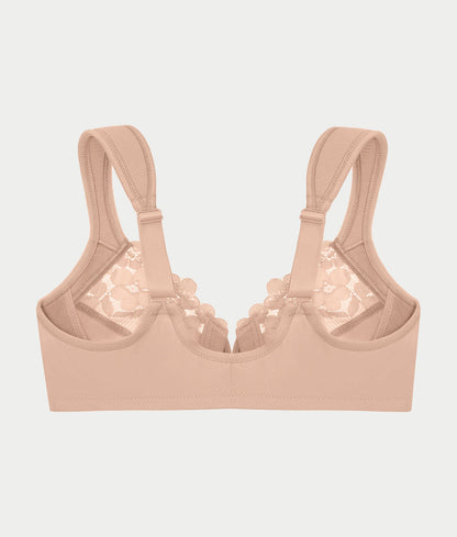 WonderWire Front-Close Cotton Bra