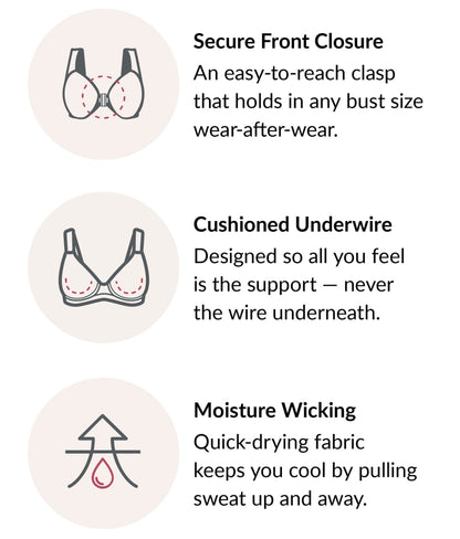 WonderWire Front-Close Bra