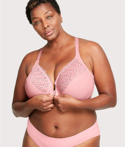 WonderWire Front-Close T-Back Bra