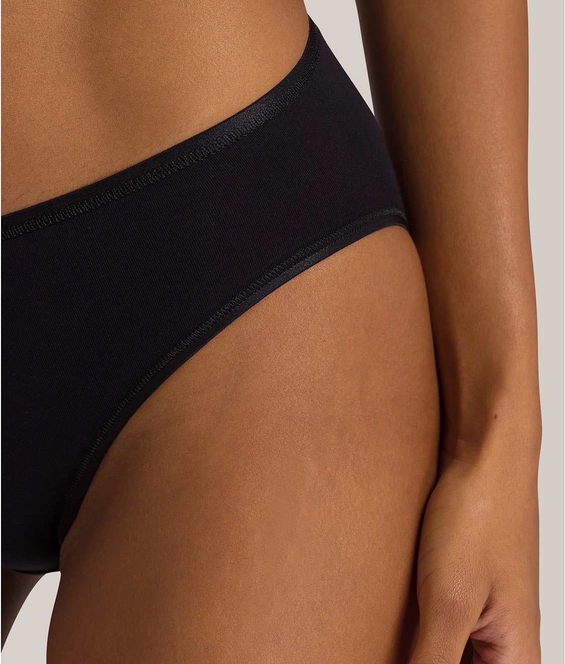 Cotton Seamless Hi-Cut Brief