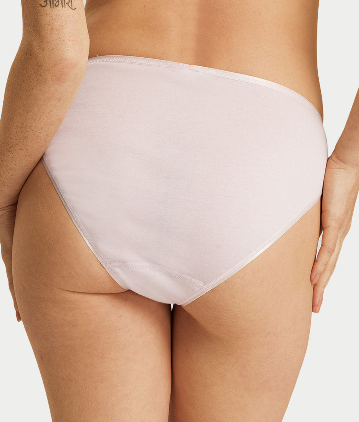 Cotton Seamless Hi-Cut Brief