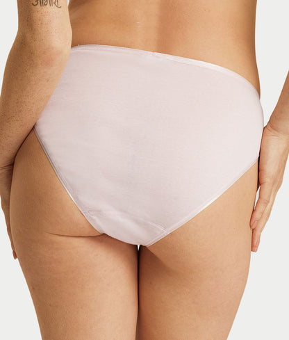 Cotton Seamless Hi-Cut Brief