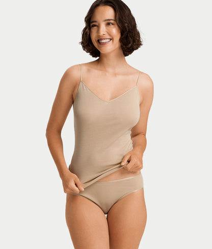 Cotton Seamless Hi-Cut Brief