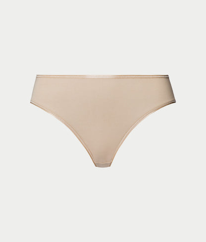 Cotton Seamless Hi-Cut Brief