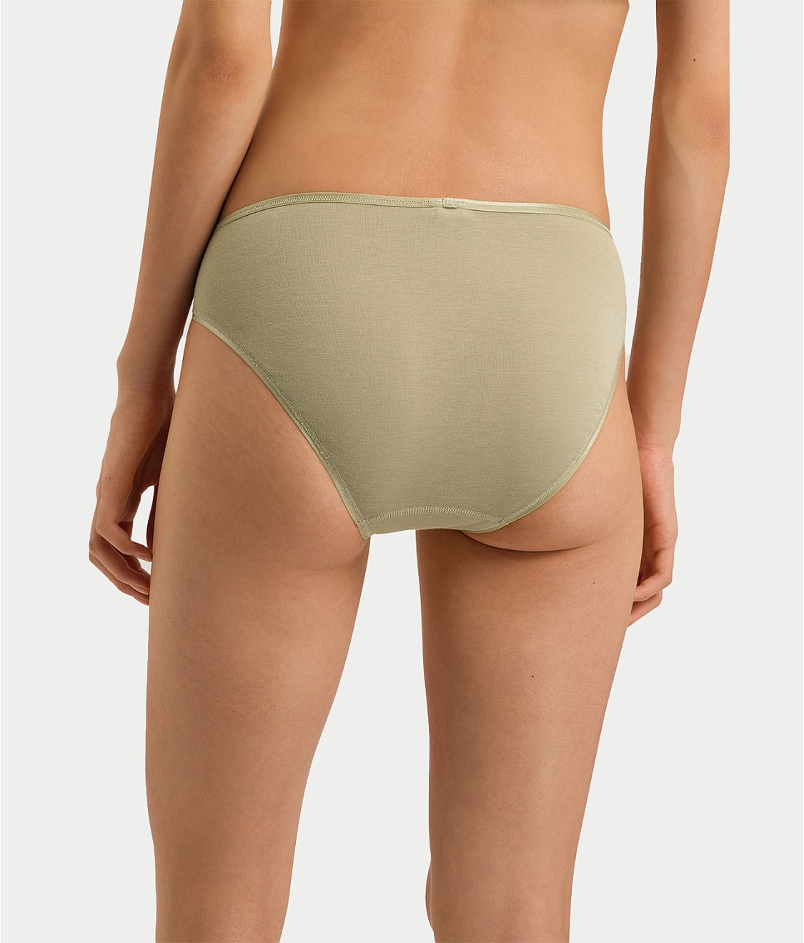 Cotton Seamless Hi-Cut Brief