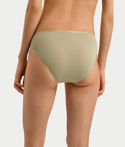 Cotton Seamless Hi-Cut Brief
