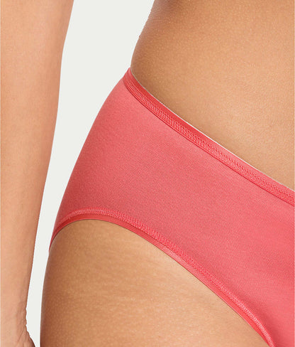 Cotton Seamless Hi-Cut Brief