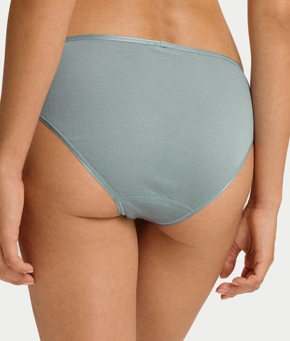 Cotton Seamless Hi-Cut Brief