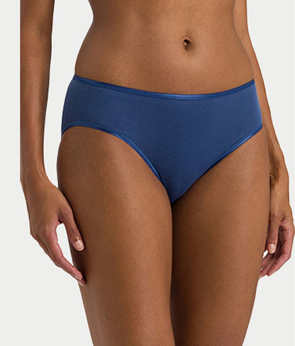 Cotton Seamless Hi-Cut Brief