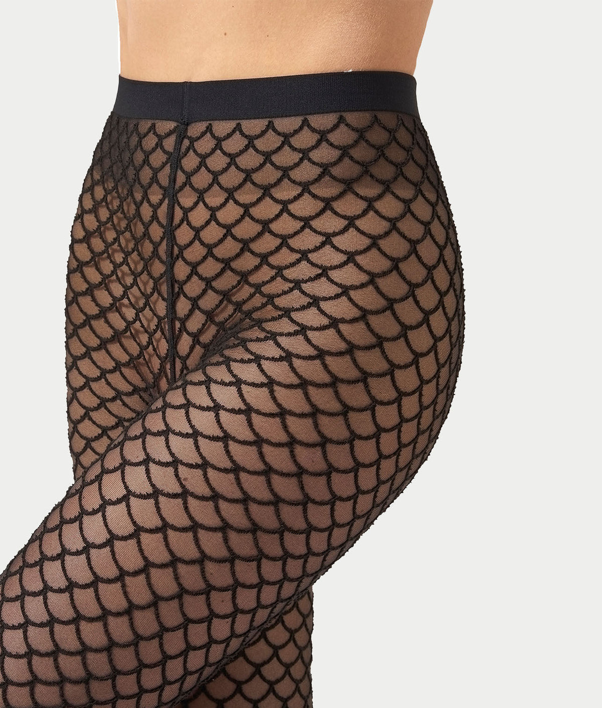 Velvet Net Illusion Tights