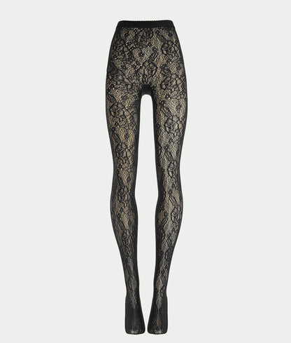 Infinite Rose Net Tights
