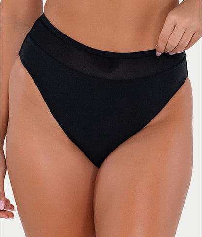 Annie High-Waist Bikini Bottom