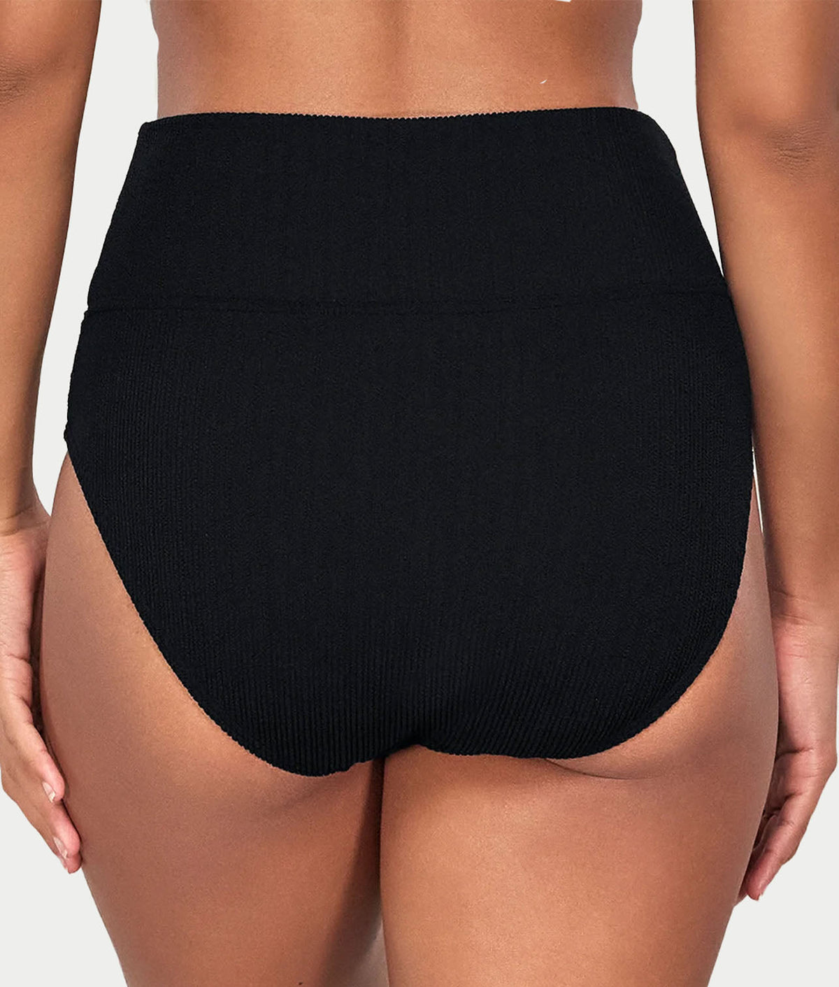 Pacifica Hannah Fold-Over High-Waist Bikini Bottom