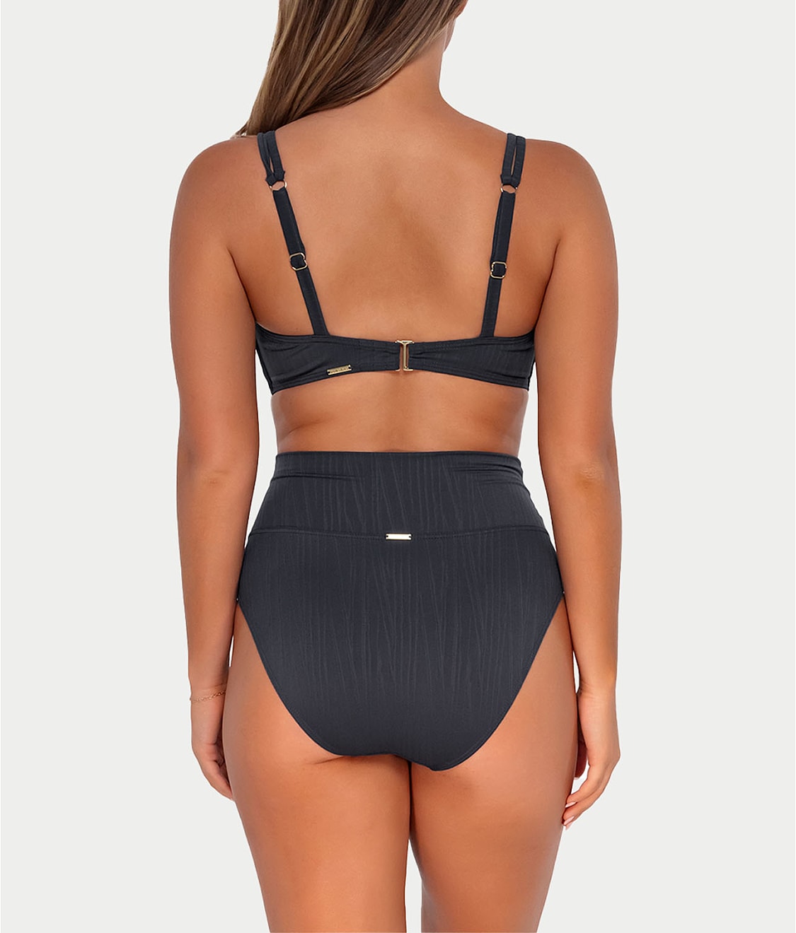 Hannah Fold-Over High-Waist Bikini Bottom