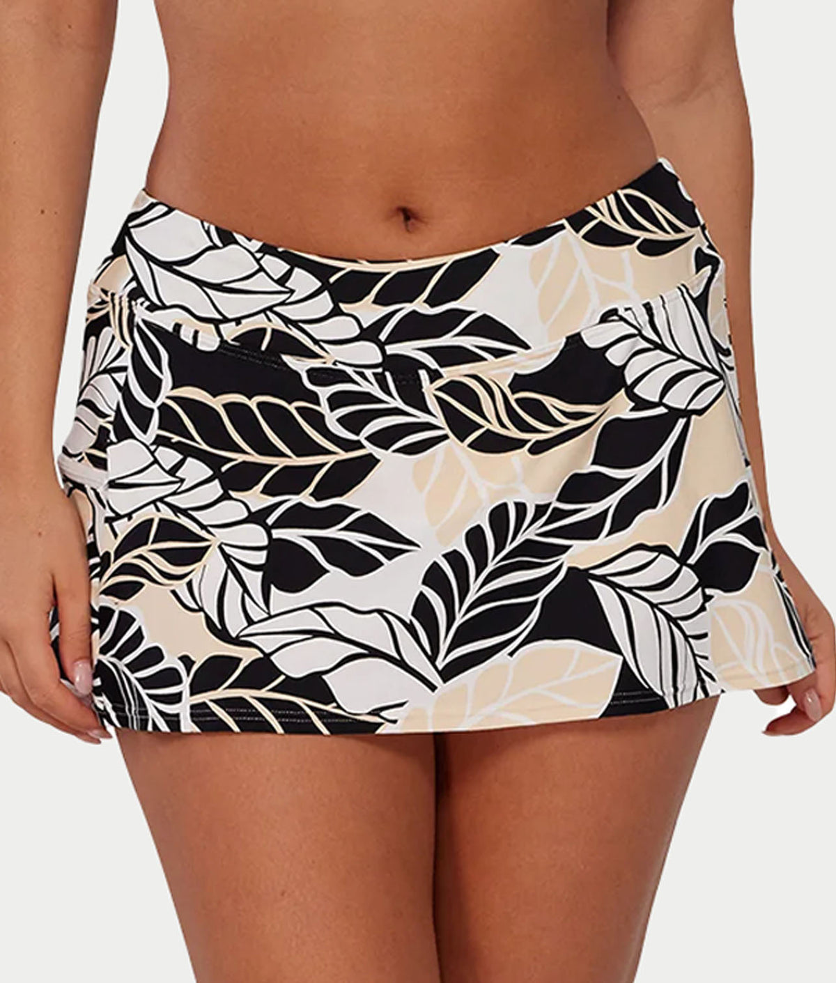 Sporty Skirted Bikini Bottom