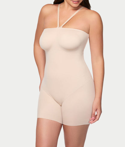 Dress Rehearsal Firm Control Mid-Thigh Strapless Body Shaper