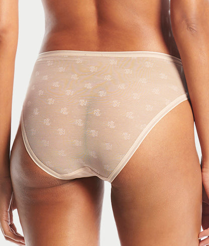 Monogram Sheer High-Waist Bikini