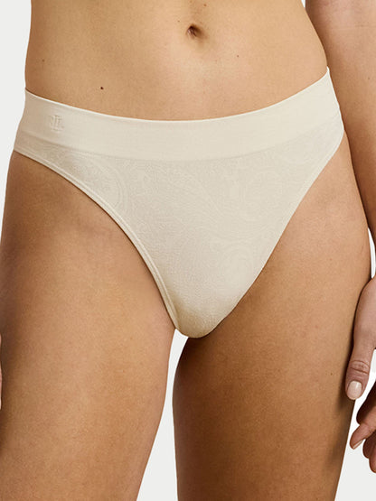 Paisely Sealmess Thong