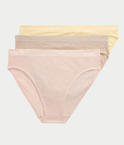 Monogram Mesh Bikini 3-Pack