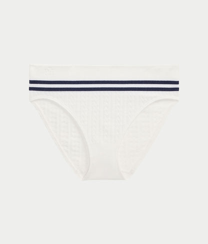 Cricket Cable Texture Hi-Cut Brief