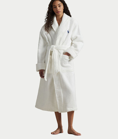 Cotton Woven Shawl Robe