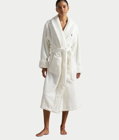 Cotton Woven Shawl Robe