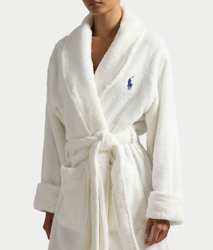 Cotton Woven Shawl Robe