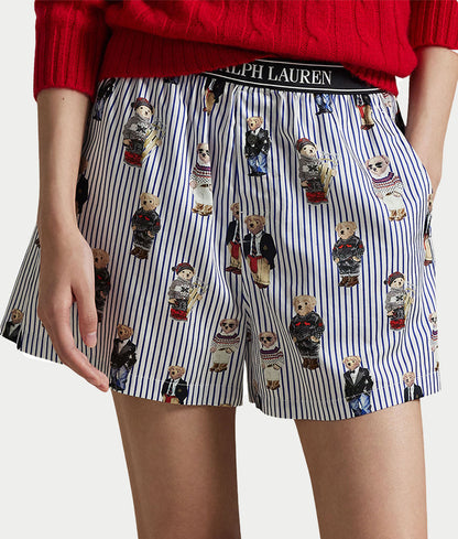 Heritage Polo Bear Woven Boxer