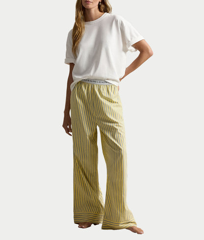 Woven Striped Pajama Pants