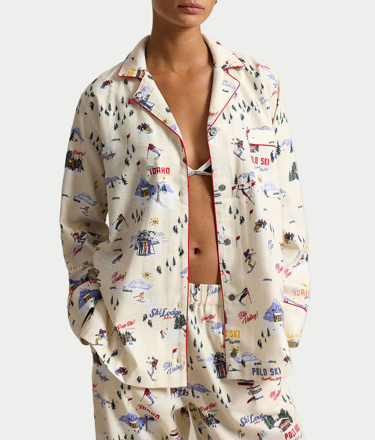 Sleep Ski Madison Flannel Pajama Set