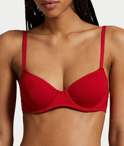 Colorful Cotton Unlined Demi Bra