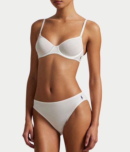 Colorful Cotton Unlined Demi Bra