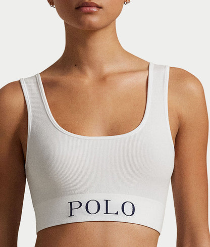 Ribbed Seamless Scoop Cropped Tank