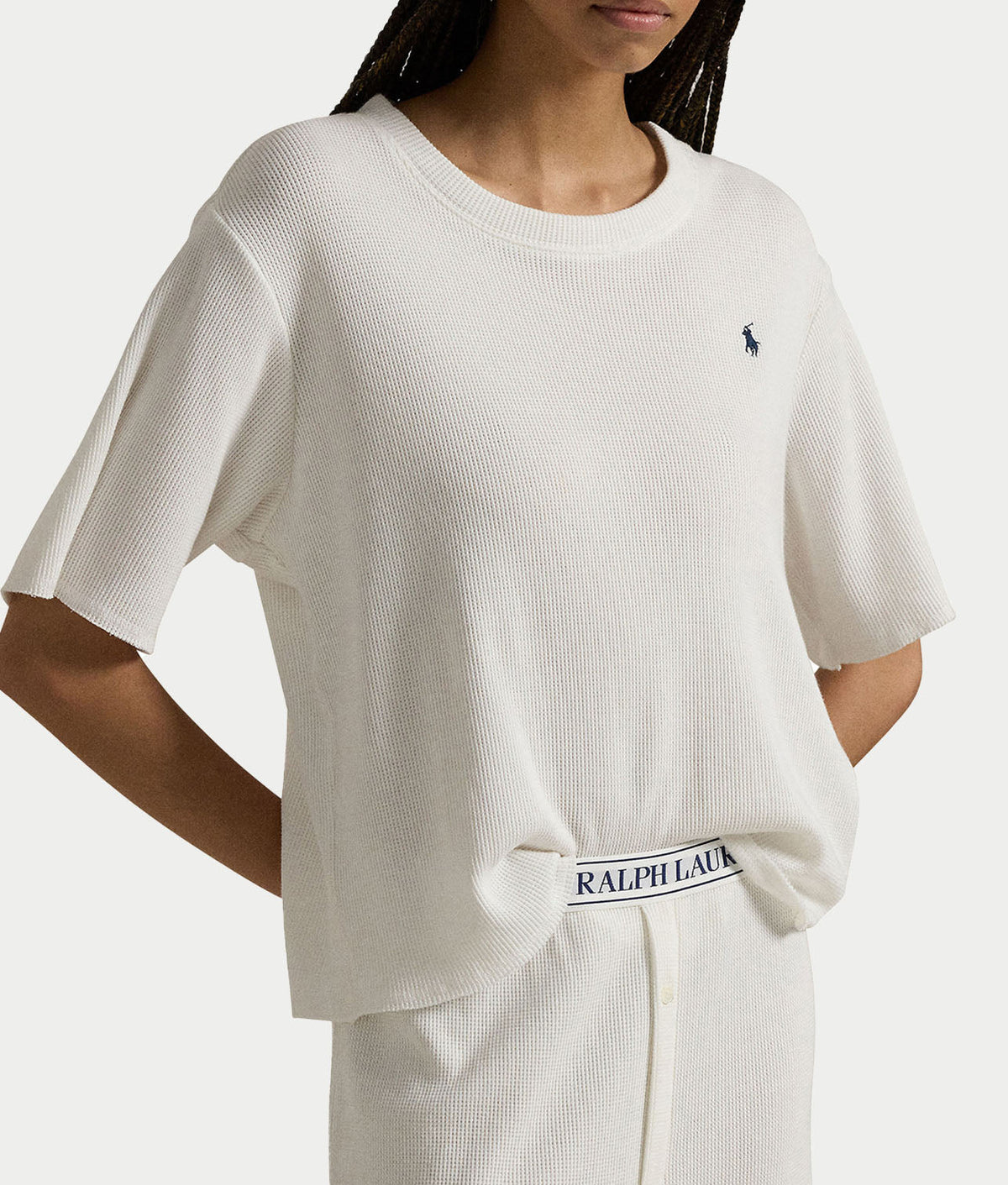 Polo Club Terry Knit Short Sleeve Pajama Set