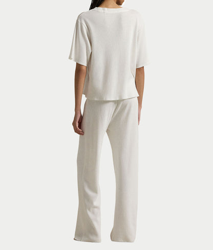 Polo Club Terry Knit Short Sleeve Pajama Set