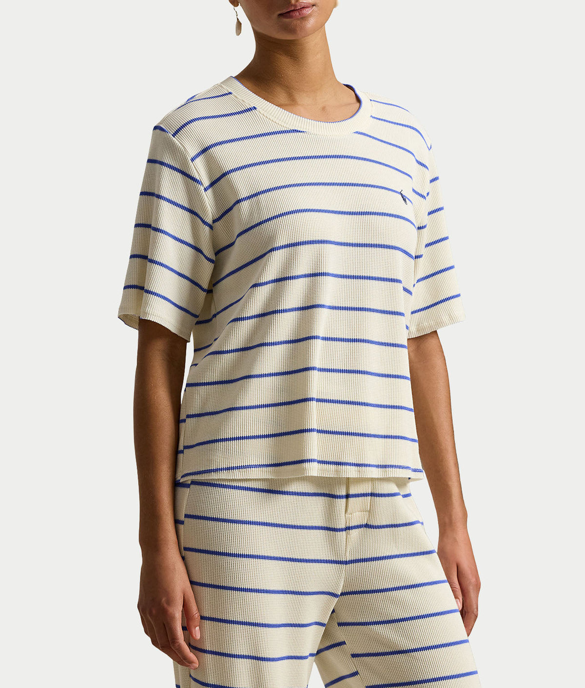 Polo Club Terry Knit Short Sleeve Pajama Set