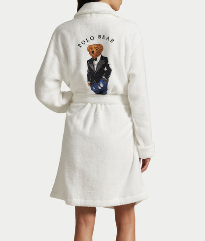 Cotton Woven Shawl Short Robe